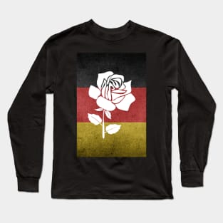 white Rose Resistance Long Sleeve T-Shirt